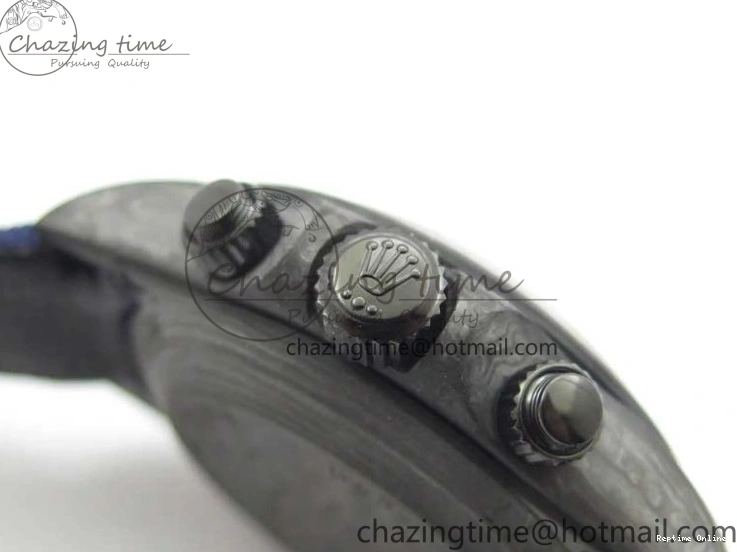 1222 Daytona DIW Carbon OMF Best Edition Blue Paint Dial on Deep Blue Nylon Strap A Tailored 2842